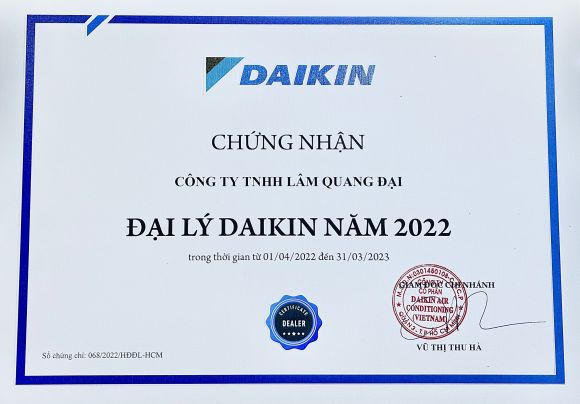 ĐẠI LÝ DAIKIN