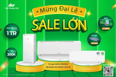 Khuyến Mãi Máy Lạnh & Máy Lọc Không Khí Daikin - Ưu Đãi quà tặng lên đến 1,7 Triệu Đồng !