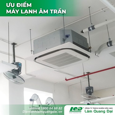 Ưu điểm máy lạnh âm trần giúp tối ưu thẩm mỹ và diện tích không gian