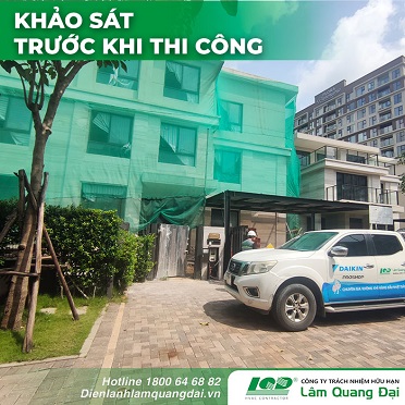Khảo sát công trình trước khi thi công hệ thống máy lạnh VRV Daikin