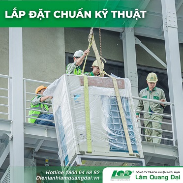 Đội ngũ lắp đặt chuẩn kỹ thuật hệ thống máy lạnh VRV
